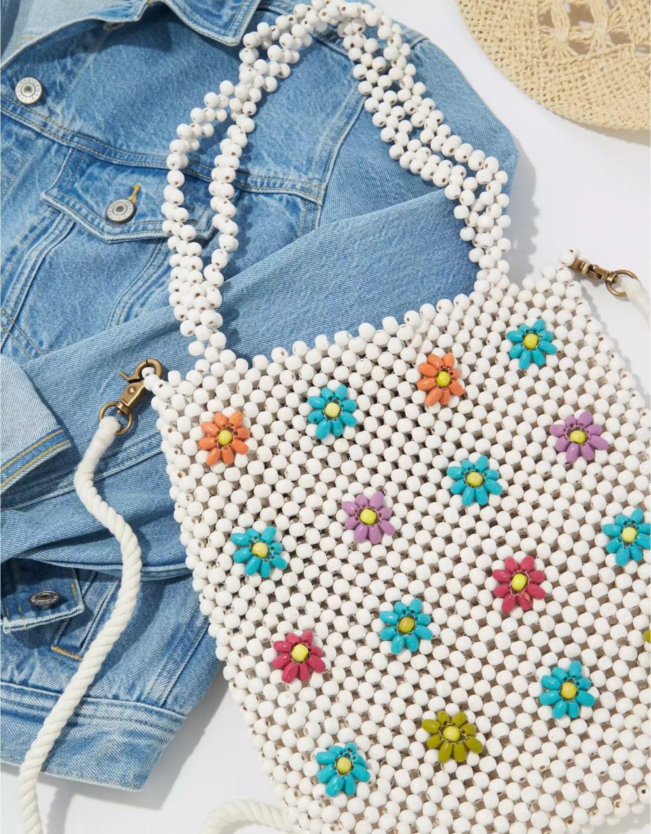 Sacs American Eagle AE Daisy Beaded Multicolore Femme | PYG-41443884